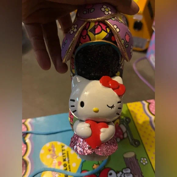 Irregular Choice Pink and Purple Hello Kitty Heels - Picture 3 of 7